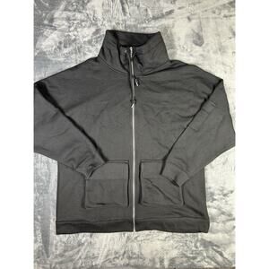 NWT Vintage Pink By Victoria Secret Full Zip‎ Cowl Neck Sweater Heavy Cotton XL